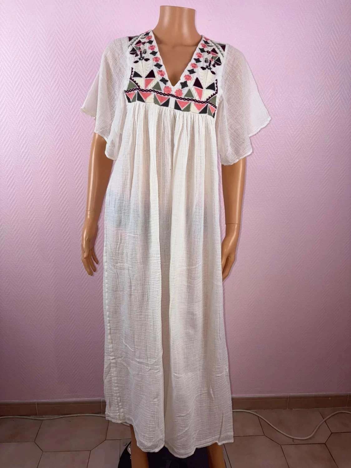 Robe longue femme flower market taille 38